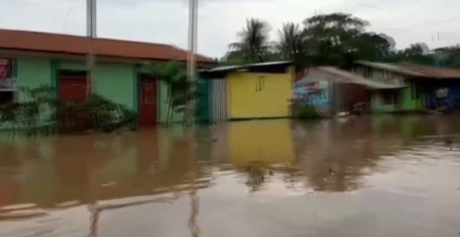 Emergencia por inundaciones en la región peruana Madre de Dios