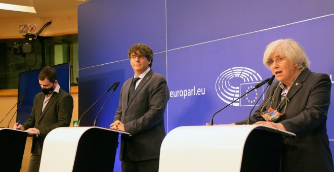 Puigdemont: "El Parlament Europeu haurà de decidir si permet l'empresonament de dissidents"