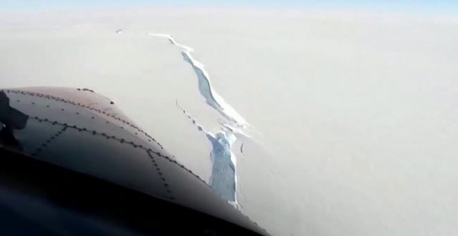 Un iceberg gigante se desprende en la Antártida diez años después de hallarse la primera grieta