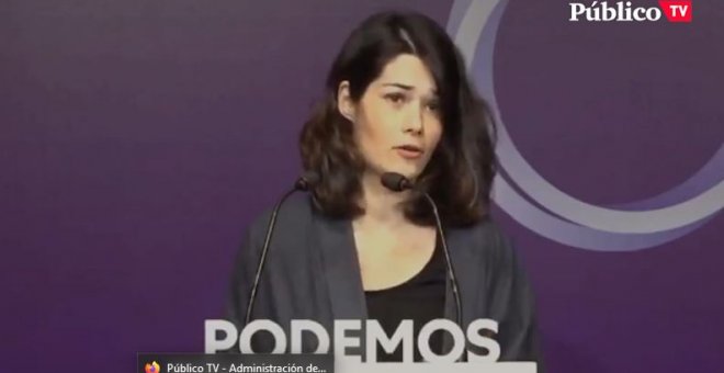 Isa Serra, sobre la regularización de Juan Carlos I: "Es el reconocimiento de un delito"