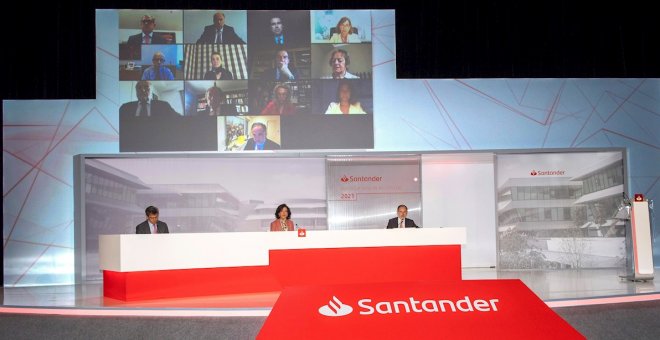 Santander multiplica por cinco el beneficio hasta marzo gracias a las menores provisiones