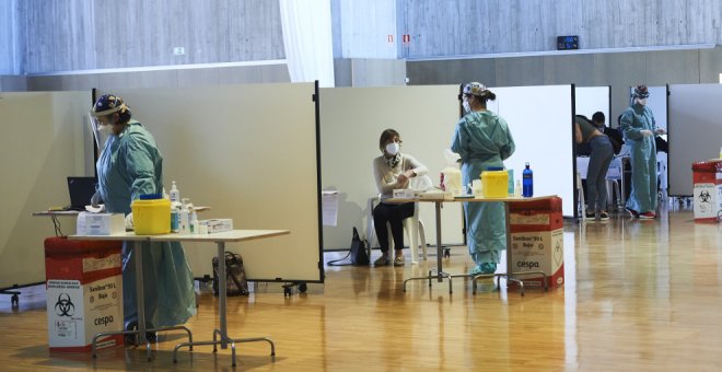 Casi el 20% de la población de Cantabria está ya vacunada con una dosis