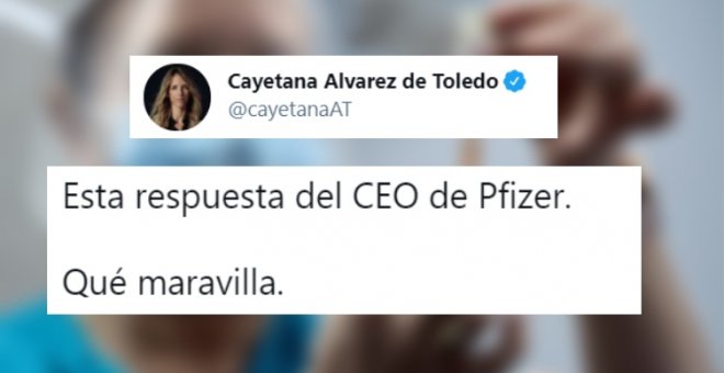 "Una tomadura de pelo": el zasca viral de Urtasun a Álvarez de Toledo sobre la financiación pública de la vacuna de Pfizer