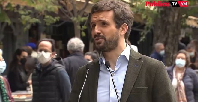 Pablo Casado condena las amenazas a Pablo Iglesias, Marlaska y María Gámez