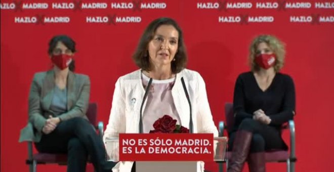 Reyes Maroto: "Contra el odio y el fascismo los socialistas decimos ¡basta!"