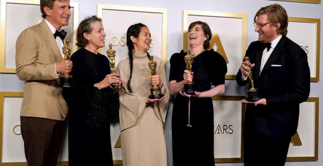 Las mejores imágenes de los Oscar de la pandemia