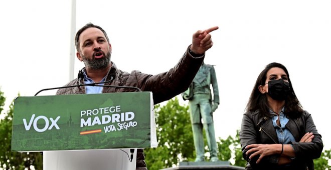 La Justicia avala el cartel que Vox publicó contra los menores extranjeros durante la campaña electoral en Madrid
