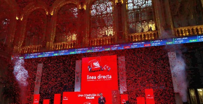 Las acciones de Línea Directa suben un 23,1% en su primer día en Bolsa