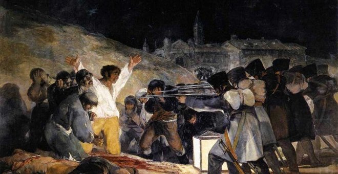 3 de Mayo, Napoleón mandó fusilar al pueblo de Madrid