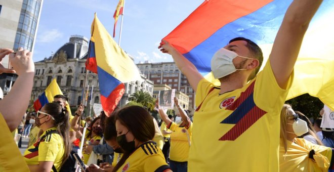 Segunda jornada de solidaridad con Colombia