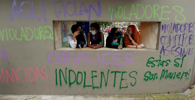 Las protestas en Colombia señalan a la Policía por la violencia sexual