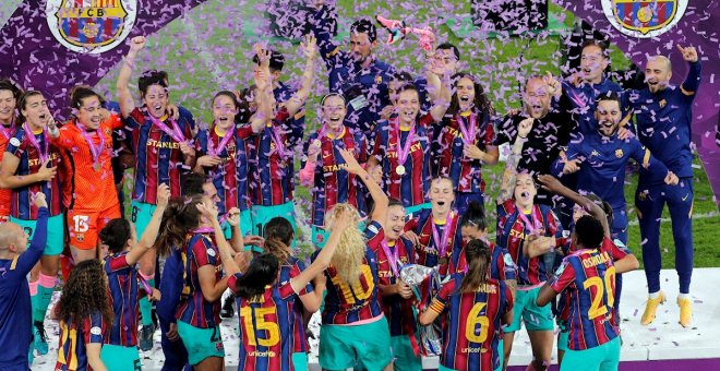 El Barcelona femenino consigue su primera Liga de Campeones