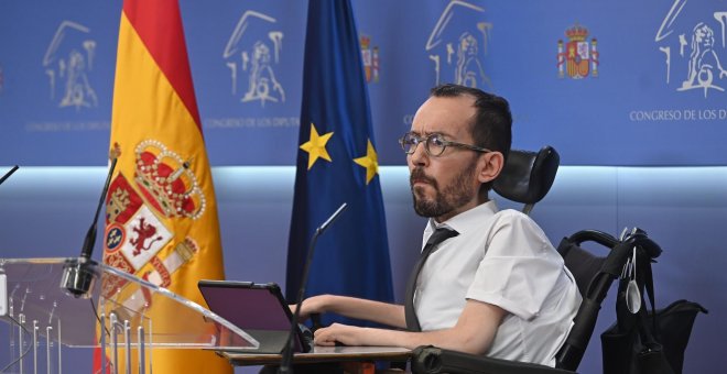Pablo Echenique, sobre las investigaciones a Juan Carlos I: "Es evidente que pensamos de una manera distinta al PSOE"
