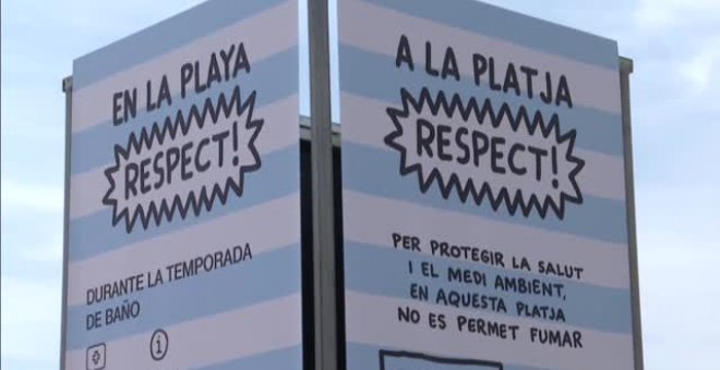 Barcelona prohíbe fumar en cuatro de sus diez playas