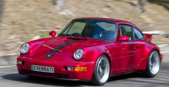 Este Porsche 911 (964) es eléctrico, "nuevo" y más rápido que el original