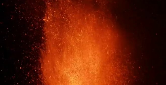 Espectaculares imágenes de una nueva erupción del volcán Etna