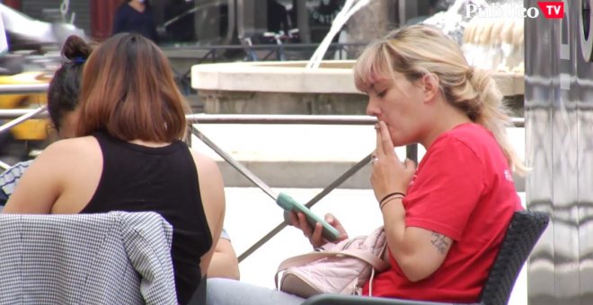 El 40% de los fumadores está a favor de que se prohíba fumar en las terrazas