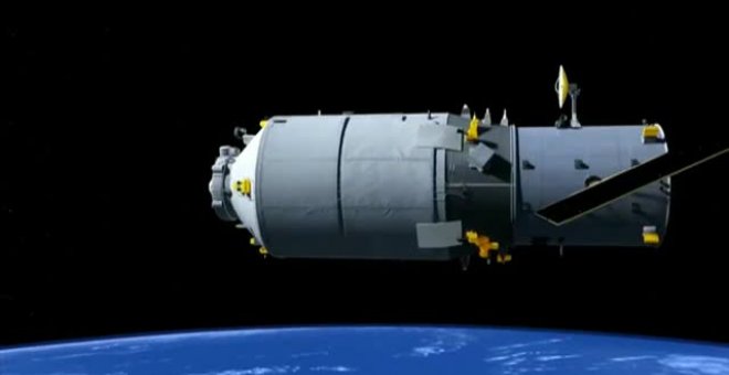 China avanza en su programa espacial con el envío de provisiones al módulo central