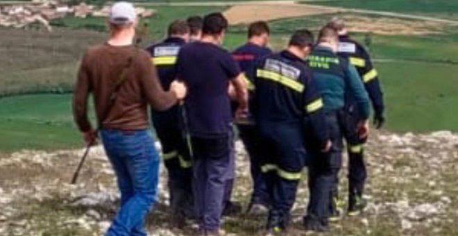 Rescatado un cántabro que sufrió un accidente en Palencia cuando practicaba parapente