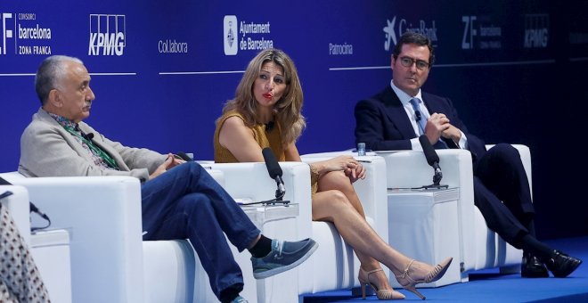Yolanda Díaz: "La patronal española no está a la altura de su país"