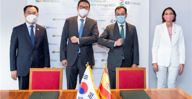Iberdrola se alía con la coreana GS Energy para crecer en renovables en Asia-Pacífico