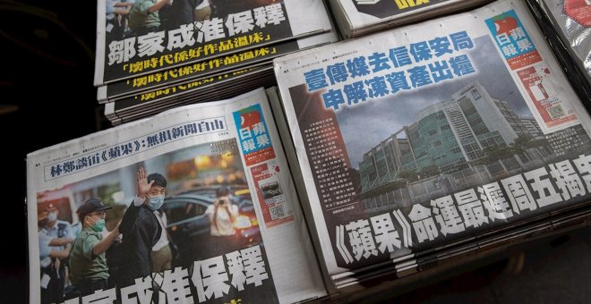 Cierra el 'Apple Daily', uno de los diarios más críticos de la oposición democrática de Hong Kong