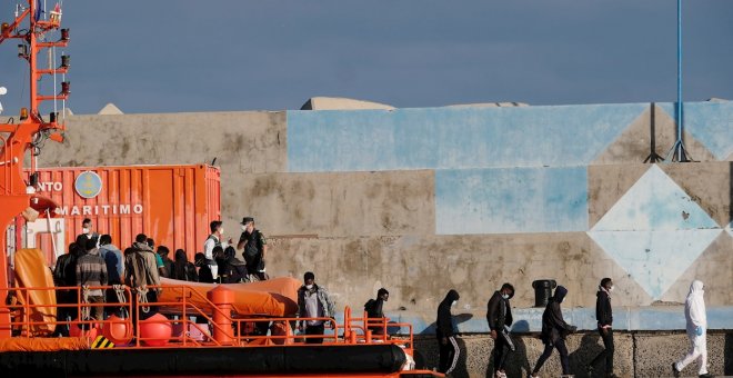 Marlaska presume de reducir las llegadas de migrantes a Canarias pese a que aumentaron más del doble