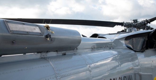 Atentado contra el helicóptero del presidente de Colombia, Iván Duque