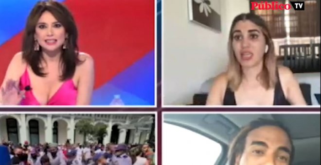 La 'youtuber' cubana Dina Stars, detenida mientras es entrevistada