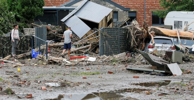 Las inundaciones de Bélgica dejan 20 fallecidos y otros 20 desaparecidos