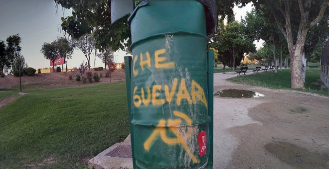 El comandante Che Guevara resiste a la censura ultra en su parque de Zaragoza