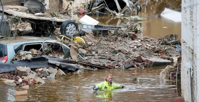 Las inundaciones dejan destrozos en Bélgica que tardarán años en repararse