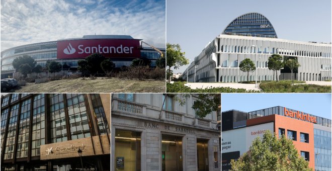 La gran banca multiplica por cuatro sus ganancias en España al abrigo del escudo social, la recuperación y las comisiones