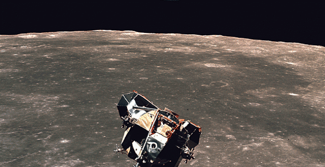El módulo del Apolo 11 que despegó de la Luna en 1969 podría seguir en órbita