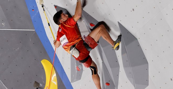 Alberto Ginés consigue el primer oro olímpico en escalada