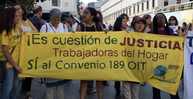 El Gobierno debe ratificar el Convenio 189 de la OIT sobre trabajadoras del hogar