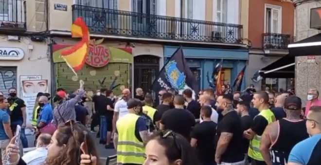 Un detenido en la manifestación neonazi de Chueca, que el Gobierno de Madrid tacha de "absolutamente rechazable"