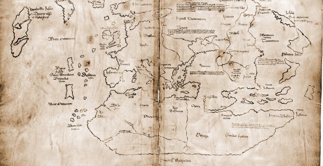 El mapamundi precolombino en el que aparece la costa de América es falso