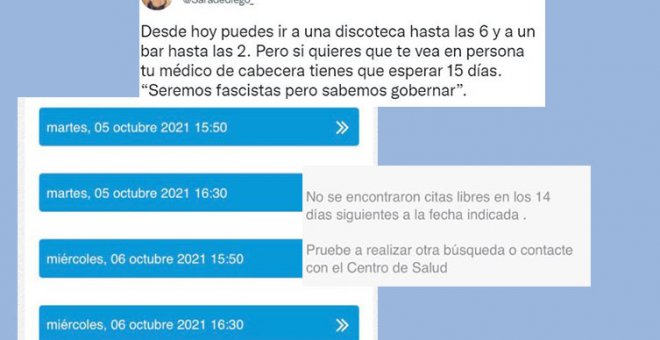 Una periodista evidencia el diferente trato a la hostelería y a la Sanidad en Madrid: "Seremos fascistas pero sabemos gobernar"
