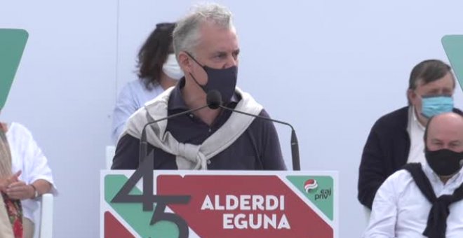 El PNV reclama más autogobierno para Euskadi en el Alderdi Eguna