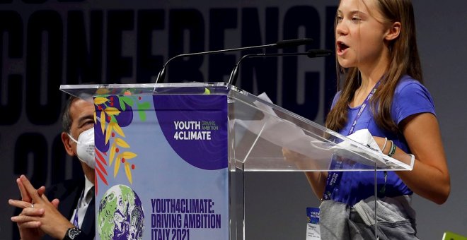 Greta Thunberg deja en evidencia a los líderes mundiales y sus falsas promesas contra la crisis climática: "Bla, bla, bla"