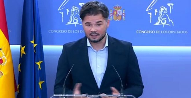 Gabriel Rufián, sobre los españoles que aparecen en los 'papeles de Pandora': "Cuanta más bandera, más cuenta corriente fuera"