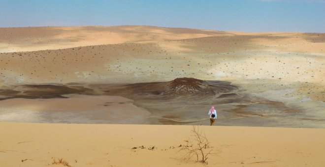 Lo que esconde la arena del desierto en Arabia