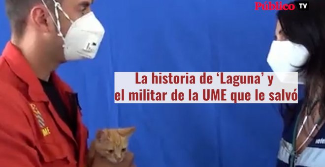 La historia de 'Laguna' y el militar de la UME que le salvó