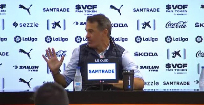 Luis García: "Todas las decisiones arbitrales a partir de la expulsión han favorecido al Valencia"