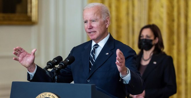 Joe Biden califica de "histórico" el nuevo paquete social pese a su reducción del 50%