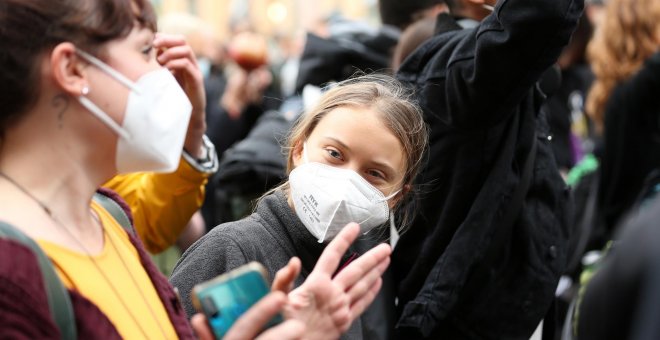 Miles de personas protestan en los alrededores de la COP26 de Glasgow para exigir justicia climática