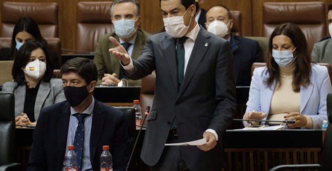 Moreno insiste en alejar el adelanto electoral en Andalucía entre ruido y presiones