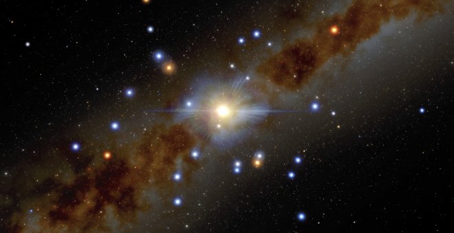 El agujero negro Sagitario A acapara la masa del centro de la Vía Láctea