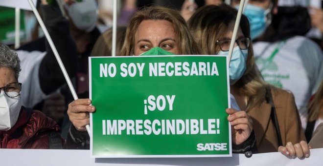 "Sanidad pública, sí o sí": una protesta de enfermeros recorre toda España para denunciar el deterioro de la Atención Primaria